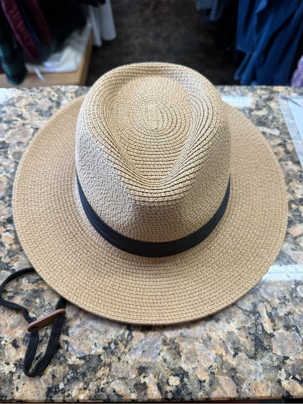 FURTALK Wide Brim Sun Hat Tan Adjustable UV Beach Hat L/XL Like New